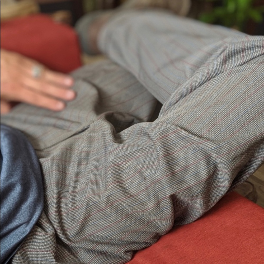 Grey vintage 70s slacks casual